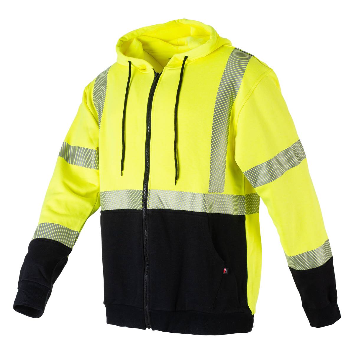 FlameSafe Workwear – FR Class 3 Hi - Vis 2 - Tone Front Zip Hoodie - Keeper's Safety Supply