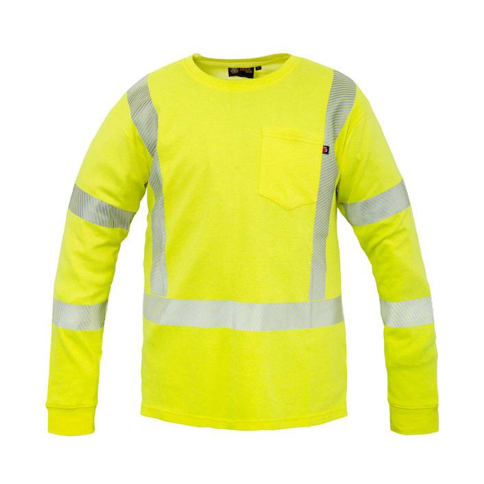 FlameSafe Workwear – FR Class 3 Hi - Vis Long Sleeve Shirt - Keeper's Safety Supply