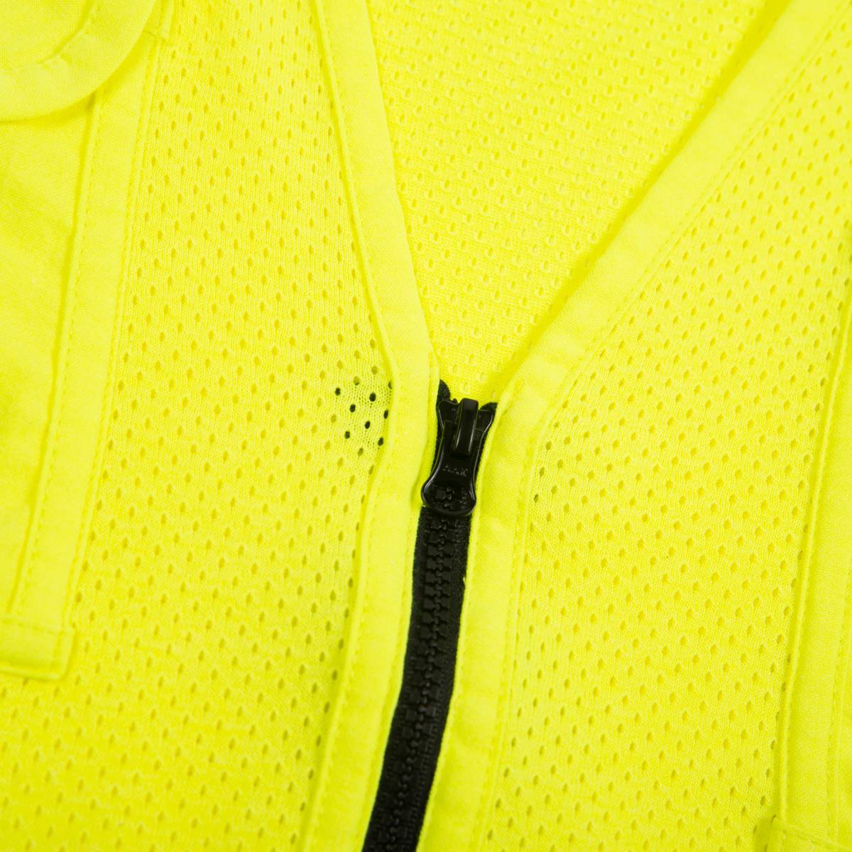 FlameSafe Workwear - Safety Vest Sleeveless Zip Closure Yellow - Keeper's Safety Supply