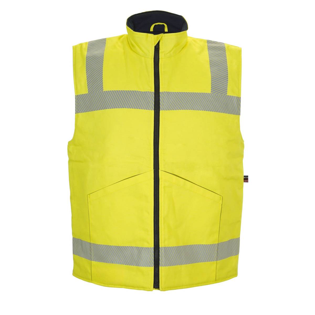 FlameSafe Workwear – FR Class 2 Hi - Vis Winter Insulated Safety Vest - Keeper's Safety Supply
