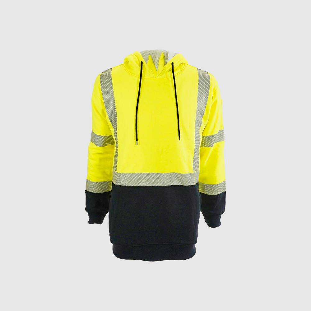 FlameSafe Workwear – FR Class 3 Hi - Vis 2 - Tone Pullover Hoodie - Keeper's Safety Supply