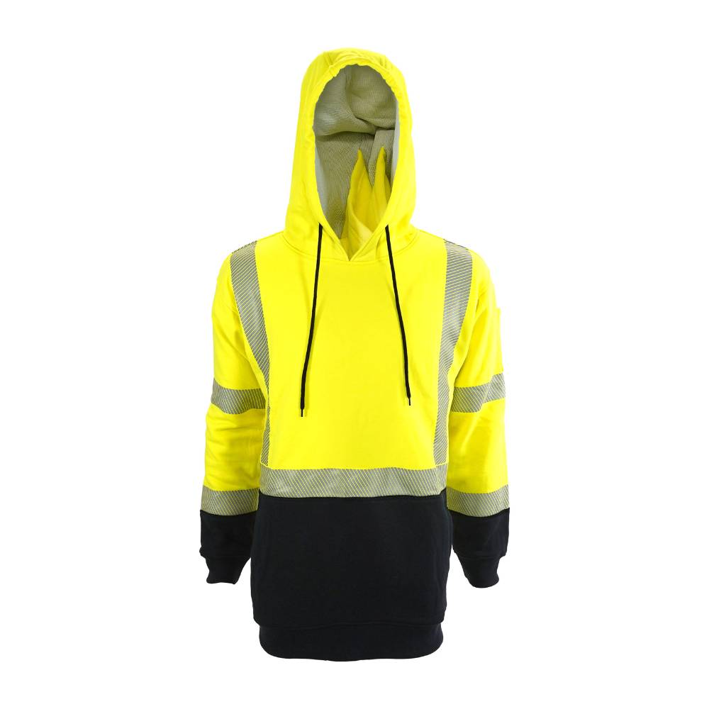 FlameSafe Workwear – FR Class 3 Hi - Vis 2 - Tone Pullover Hoodie - Keeper's Safety Supply