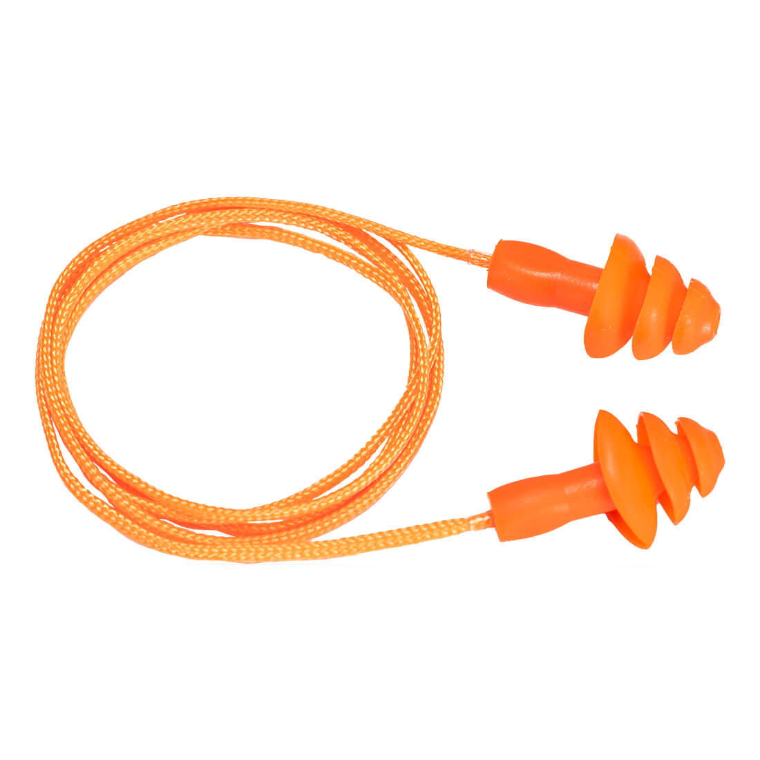 EP04 - Reusable Corded TPR Ear Plugs (50 pairs)