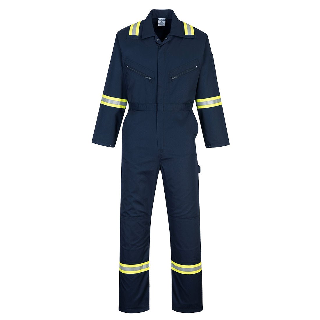 Portwest – F128 - Iona Enhanced Coverall Navy - Keeper's Safety Supply