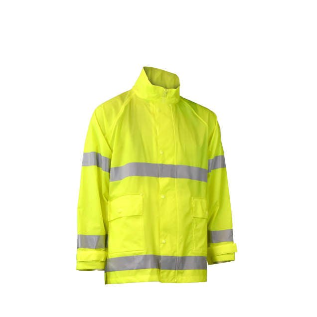 Radians RW25 High - Visibility Rain Jacket – Hi - Vis Green - Keeper's Safety Supply