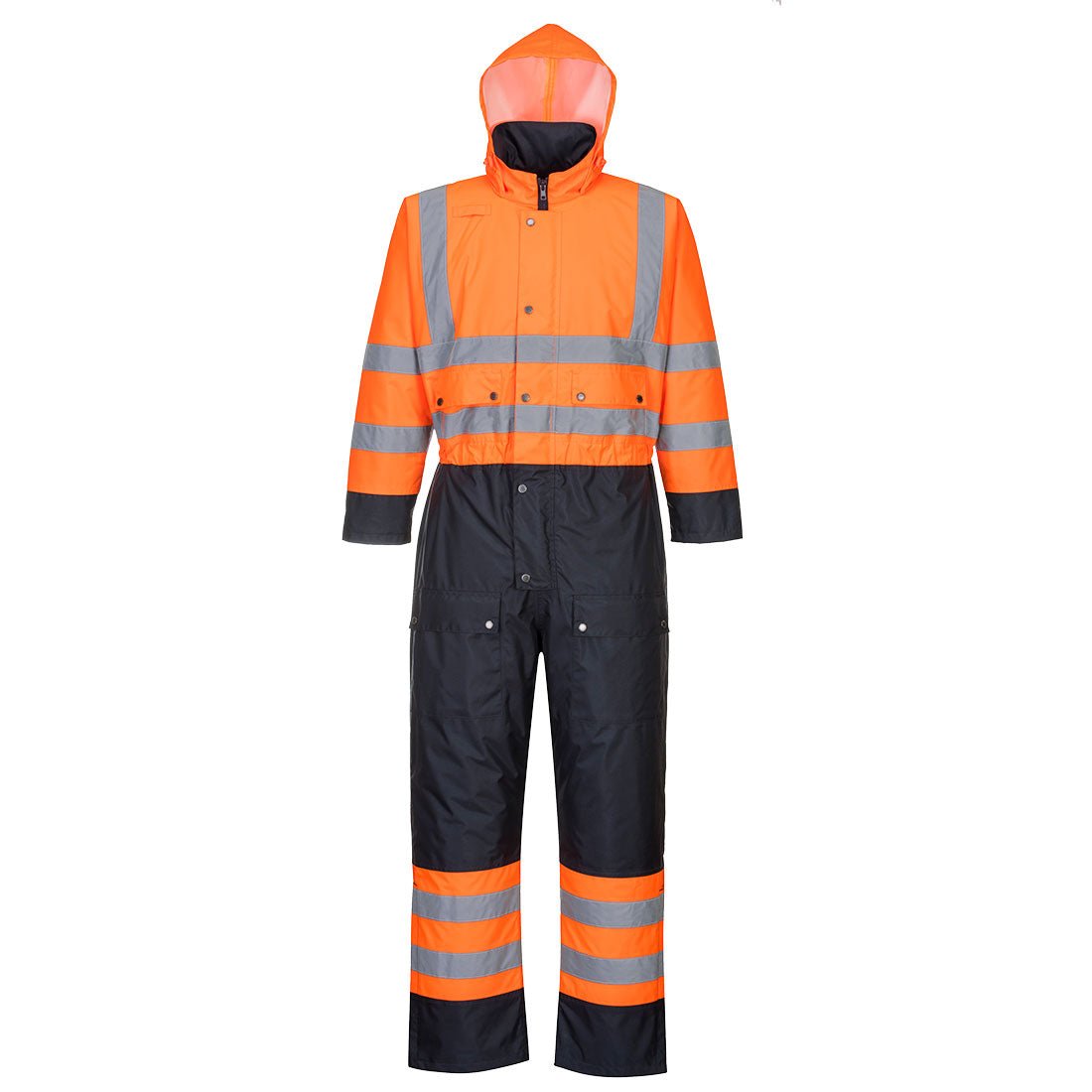 Portwest – Portwest S485 Hi - Vis Contrast Winter Coverall | ANSI Class 3 Insulated Workwear - Keeper's Safety Supply