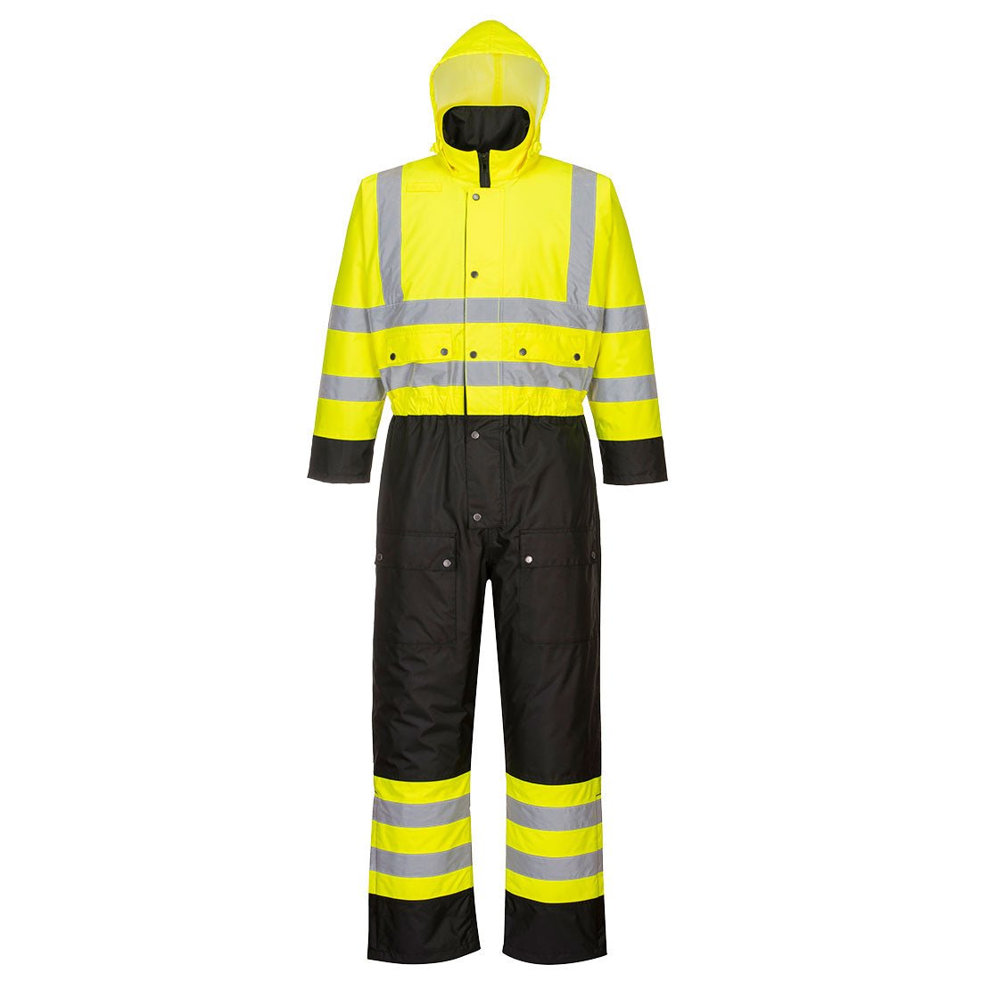 Portwest – Portwest S485 Hi - Vis Contrast Winter Coverall | ANSI Class 3 Insulated Workwear - Keeper's Safety Supply