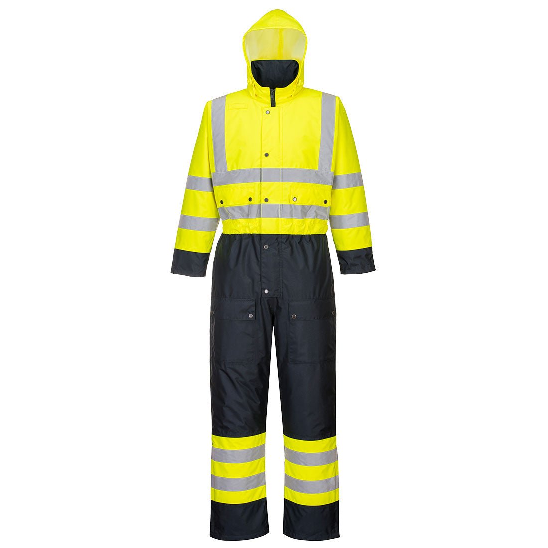 Portwest – Portwest S485 Hi - Vis Contrast Winter Coverall | ANSI Class 3 Insulated Workwear - Keeper's Safety Supply
