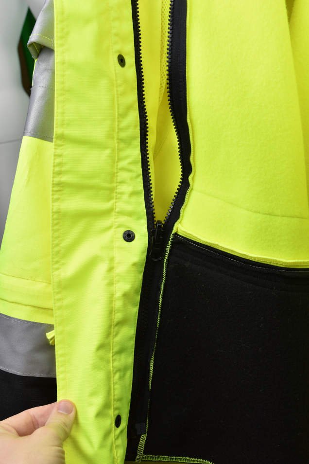 Radians SJ32 - 3 Class 3 High - Visibility Color - Blocked Sweatshirt with Removable Hood - Keeper's Safety Supply