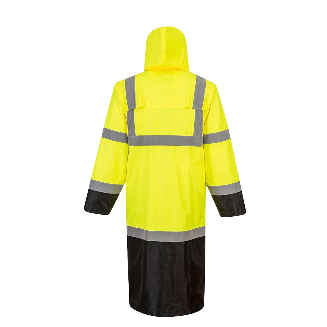 Portwest – Portwest UH446 Hi - Vis Contrast Rain Coat 48" - Keeper's Safety Supply