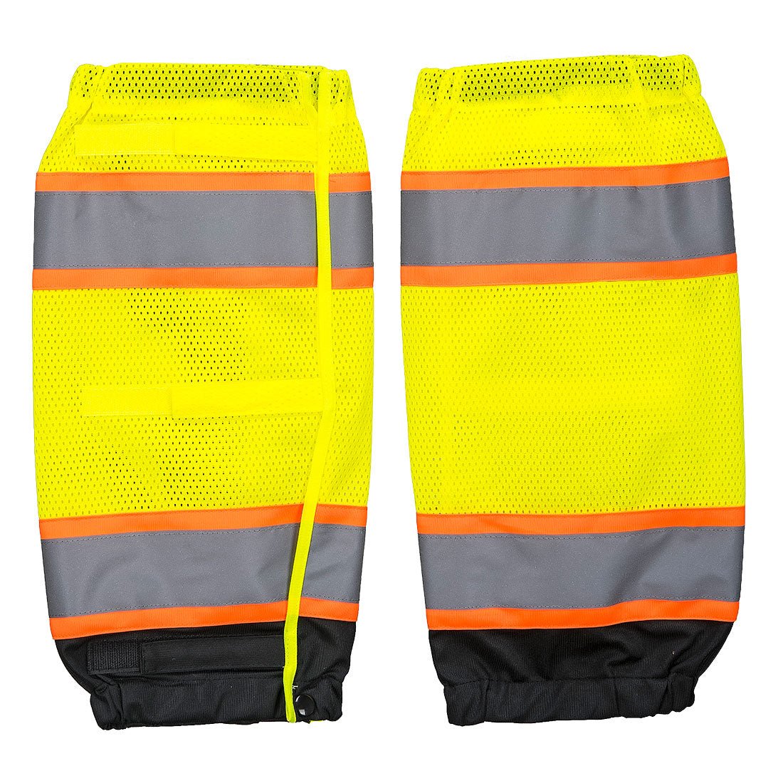 Portwest – Portwest US389 Hi - Vis Mesh Contrast Gaiters – Yellow/Black - Keeper's Safety Supply