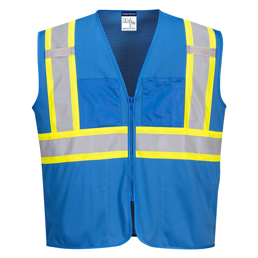 Portwest – US391 - Iona Plus Enhanced Mesh Zipped Vest - Keeper's Safety Supply