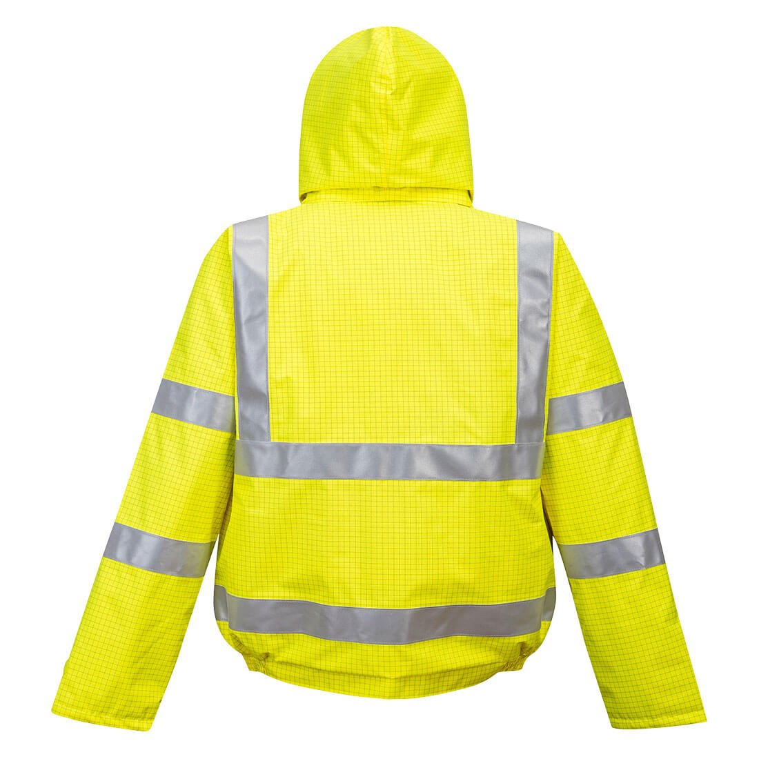 Portwest – US773 Bizflame Rain Hi - Vis FR Winter Bomber Jacket Yellow - Keeper's Safety Supply