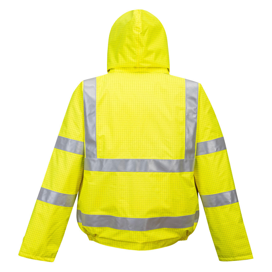 PORTWEST US773 Bizflame Rain Hi-Vis FR Winter Bomber Jacket Yellow