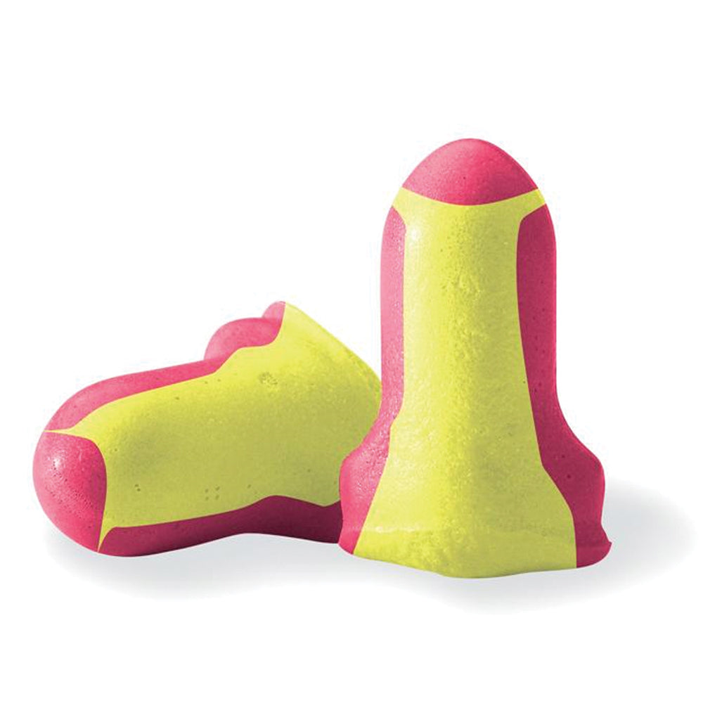 Honeywell Howard Leight Laser Lite® Disposable Foam Earplugs, Uncorded, Magenta/Yellow — NRR 32 (200-Pair Box)