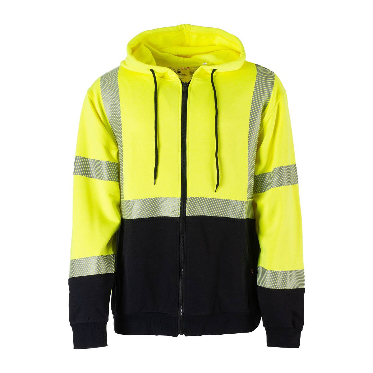 FlameSafe Workwear – FR Class 3 Hi - Vis 2 - Tone Front Zip Hoodie - Keeper's Safety Supply