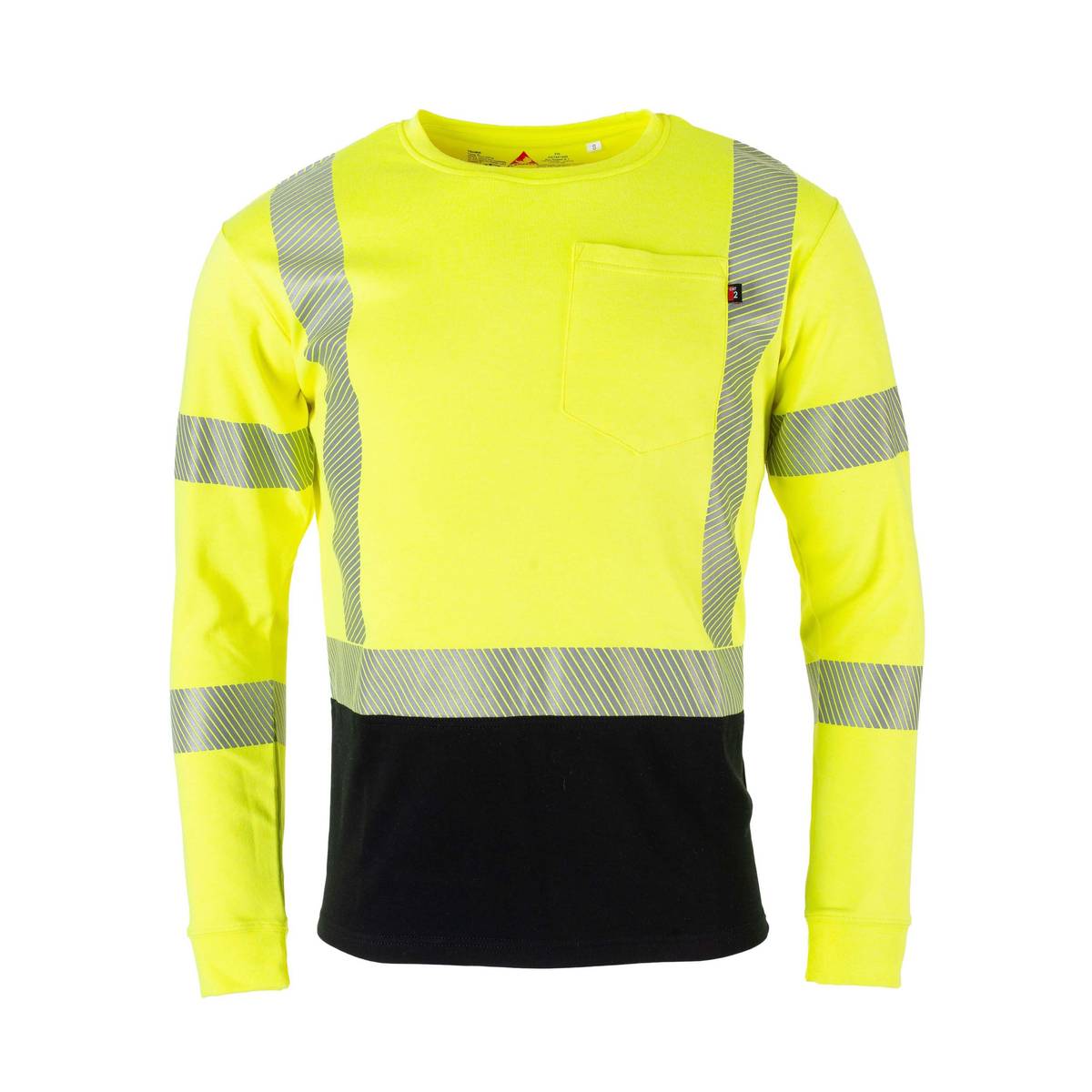 FlameSafe Workwear – FR Hi - Vis 2 - Tone Henley Shirt - Keeper's Safety Supply