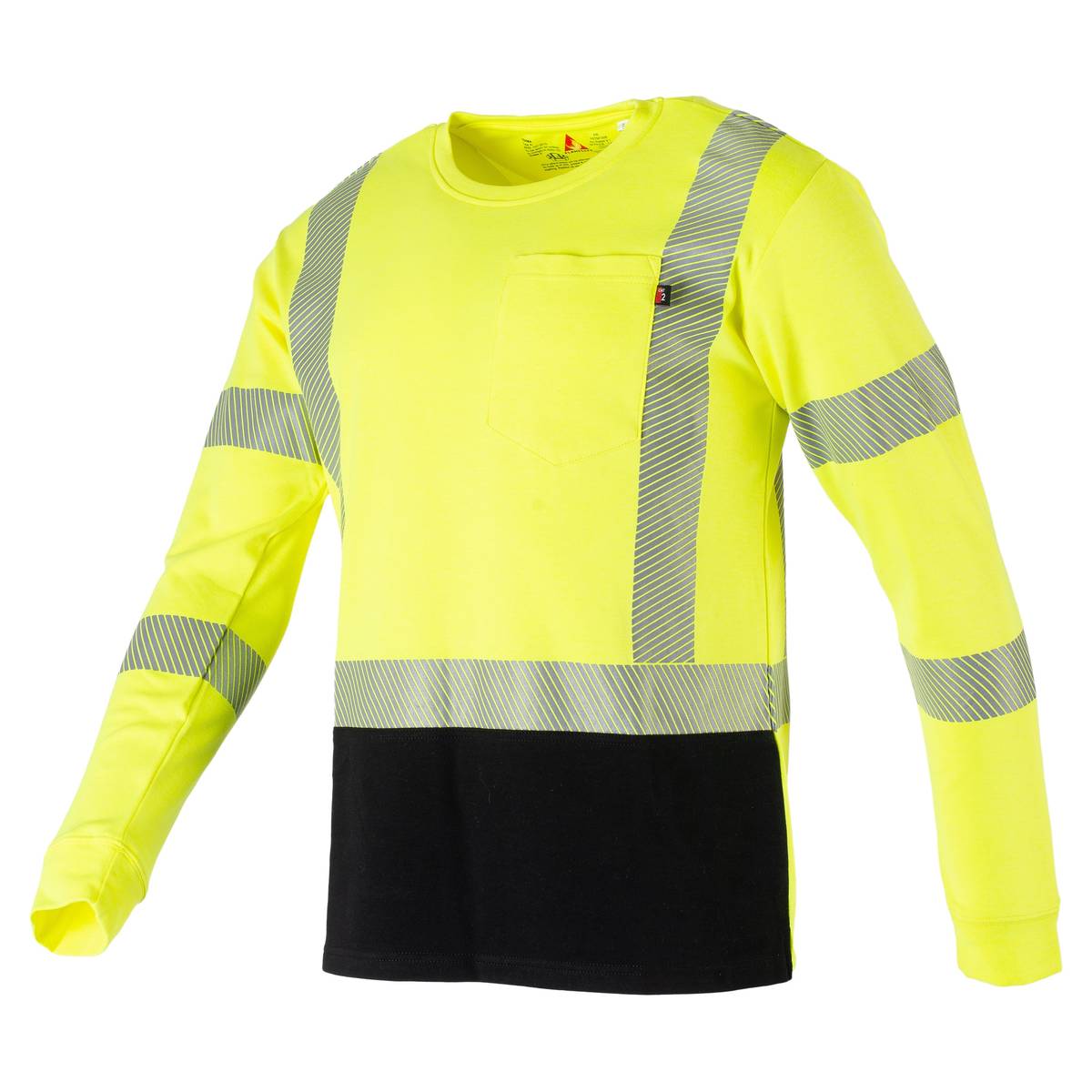 FlameSafe Workwear – FR Hi - Vis 2 - Tone Henley Shirt - Keeper's Safety Supply