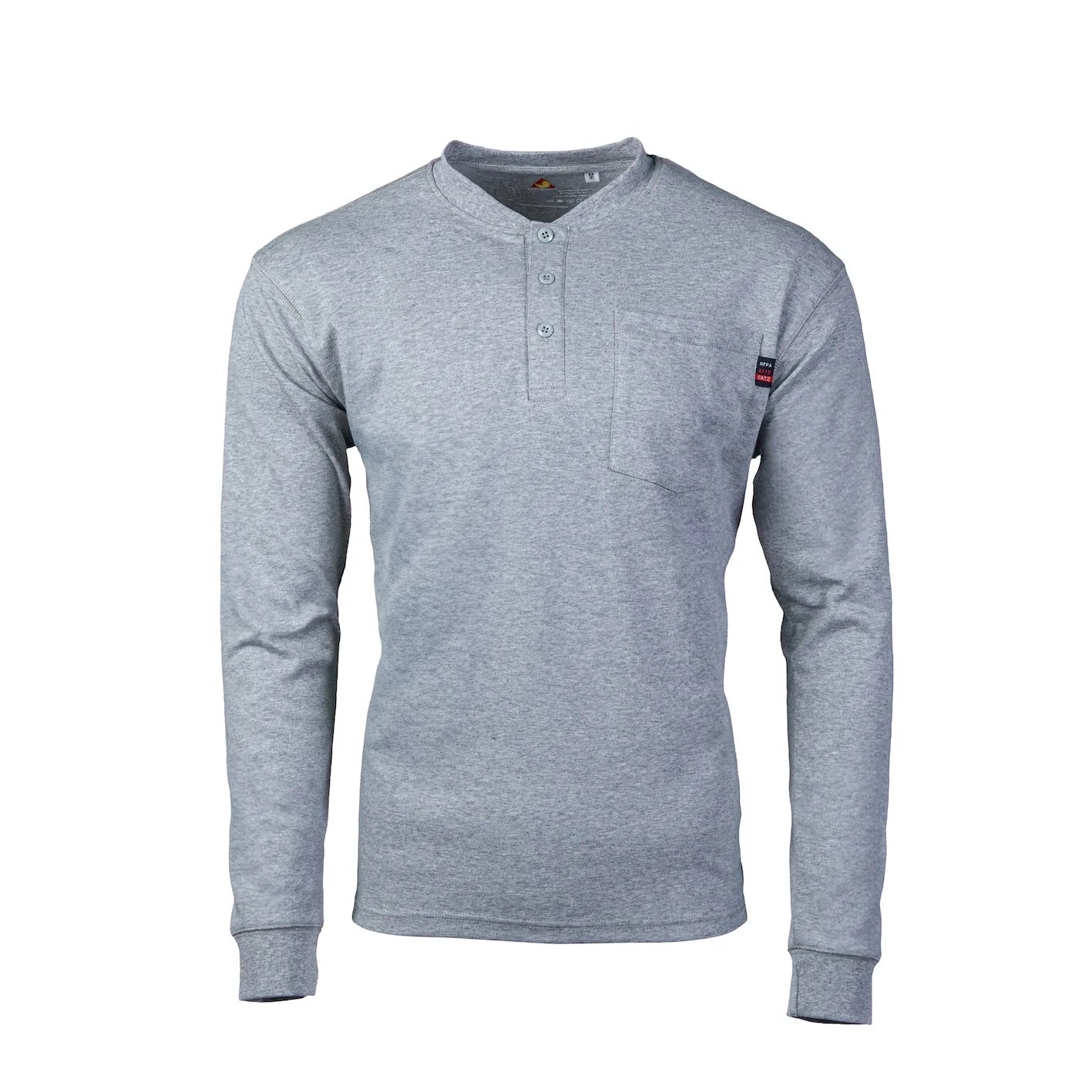 FlameSafe Workwear – FR Henley Long Sleeved Shirt - Keeper's Safety Supply