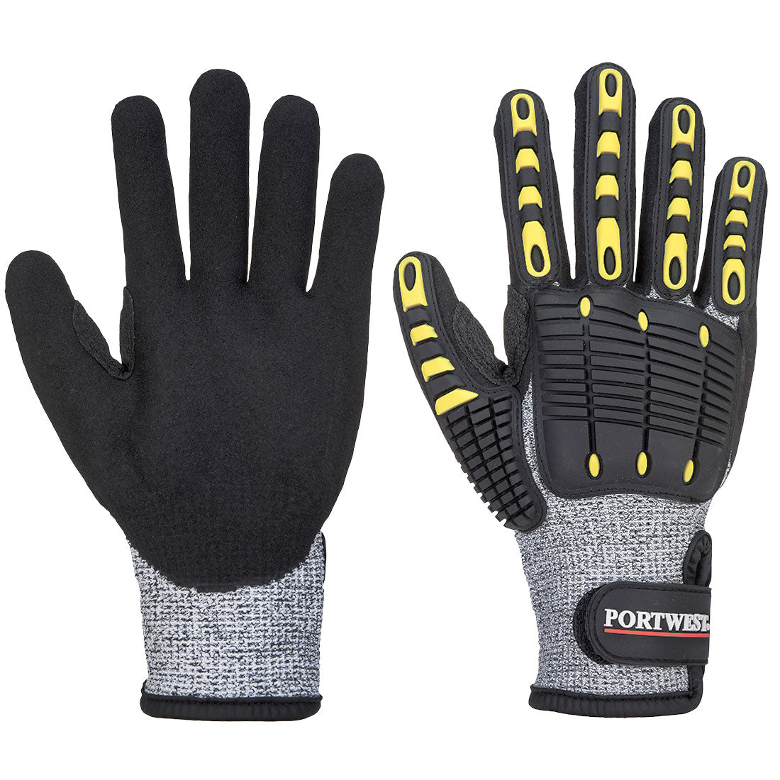 A722 - Impact C13 Nitrile Sandy Reinforced Palm Glove A4