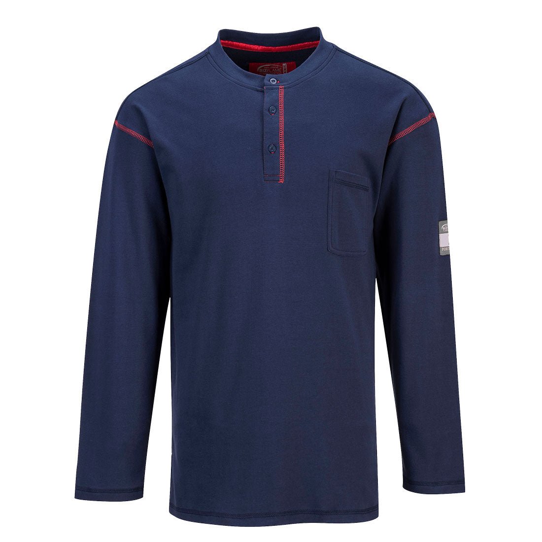 Portwest – FR02 - Bizflame Knit FR Henley - Keeper's Safety Supply