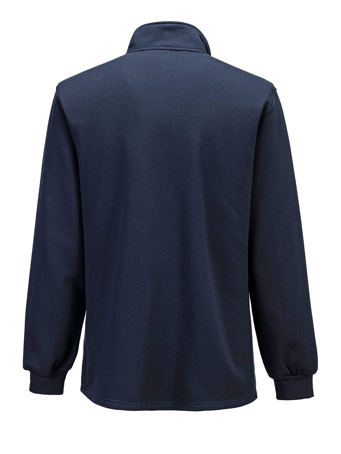 Portwest – FR726 - Bizflame Knit 1/4 Zipper FR Sweatshirt Navy - Keeper's Safety Supply
