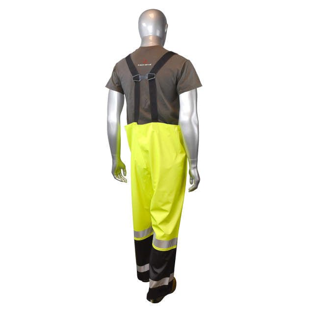 Radians RW07 High - Visibility Rain Overalls – Hi - Vis Green - Keeper's Safety Supply