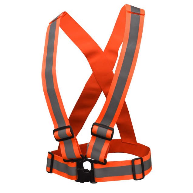 Radians SA0201X High Visibility Breakaway X - Back Safety Harness - Orange - Keeper's Safety Supply