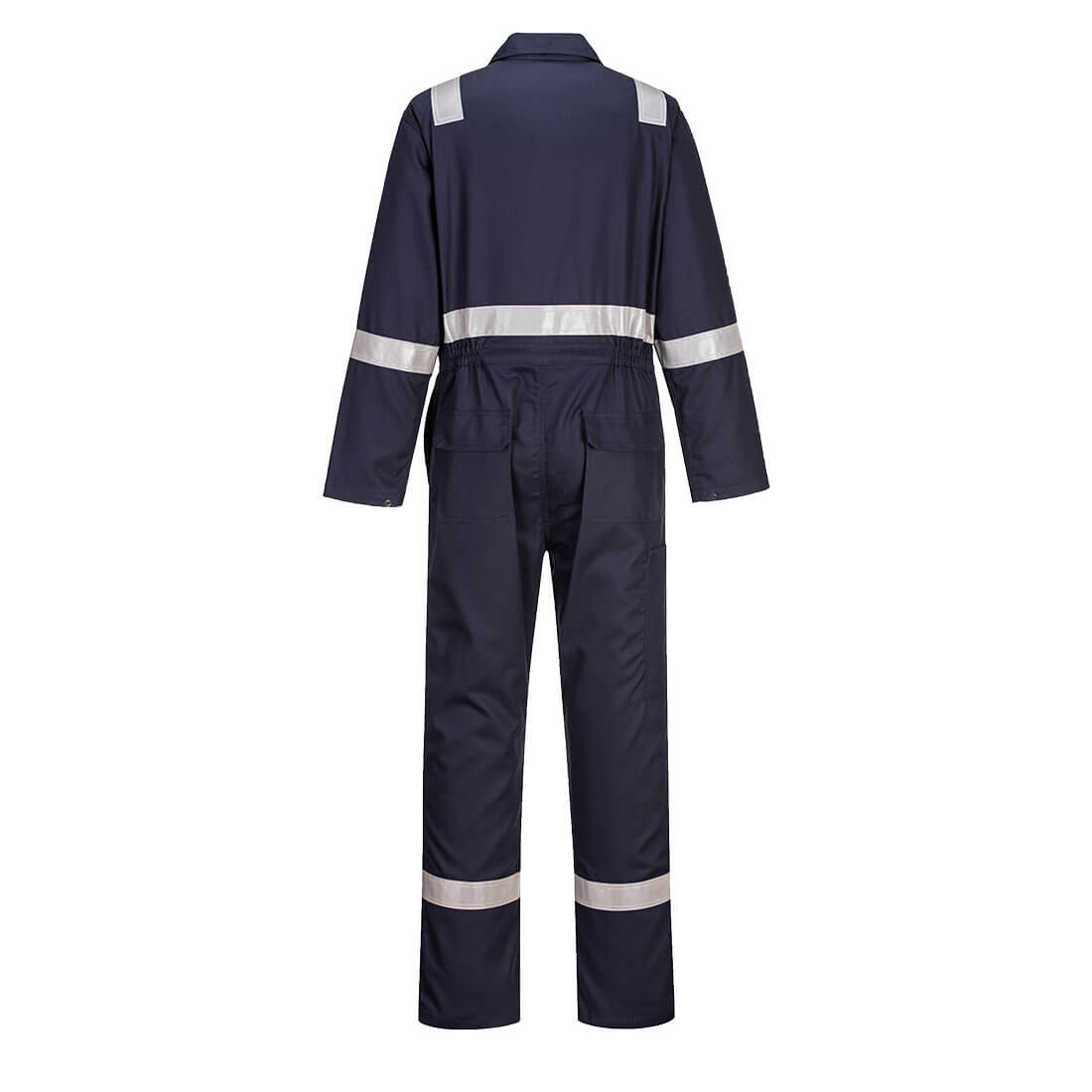 Portwest – UBIZ8 - Bizweld Work Taped FR Coverall Navy - Keeper's Safety Supply