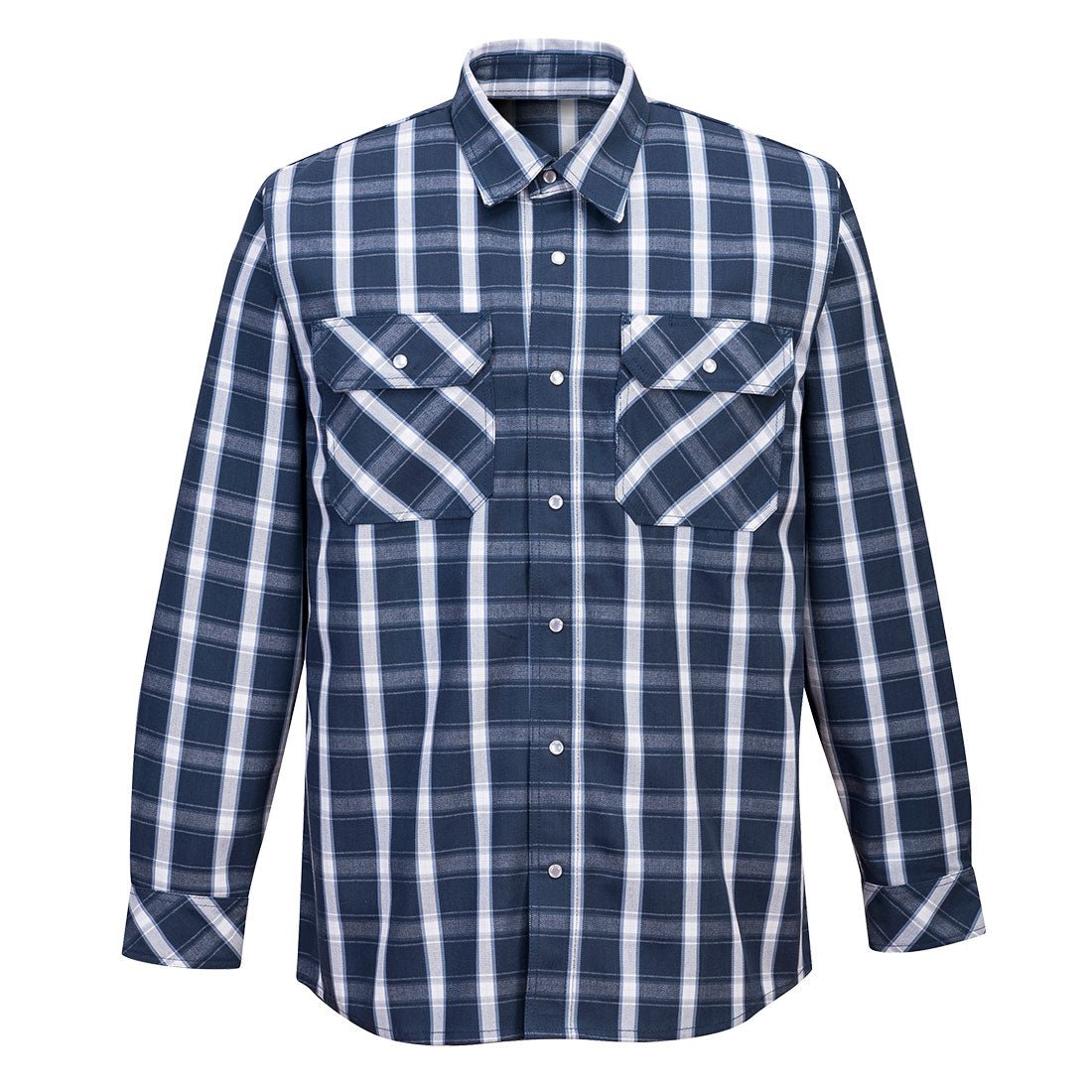 Portwest – UFR97 - Bizflame 88/12 FR Plaid Shirt - Keeper's Safety Supply