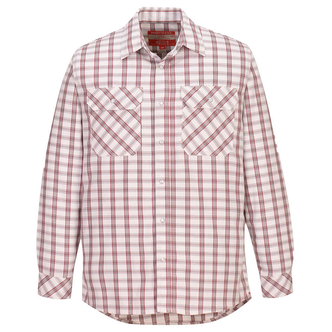 Portwest – UFR97 - Bizflame 88/12 FR Plaid Shirt - Keeper's Safety Supply