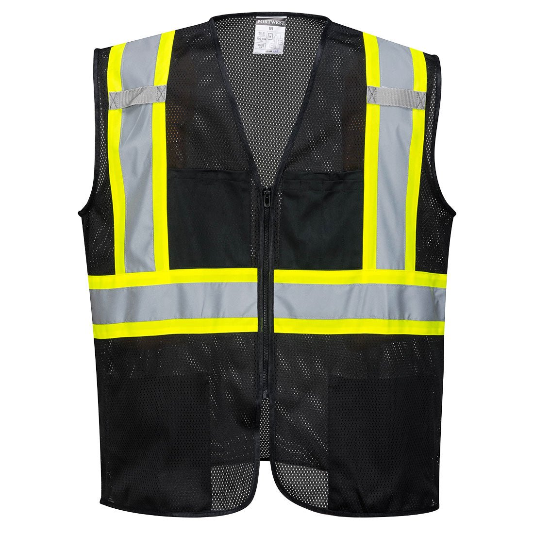 Portwest – US391 - Iona Plus Enhanced Mesh Zipped Vest - Keeper's Safety Supply